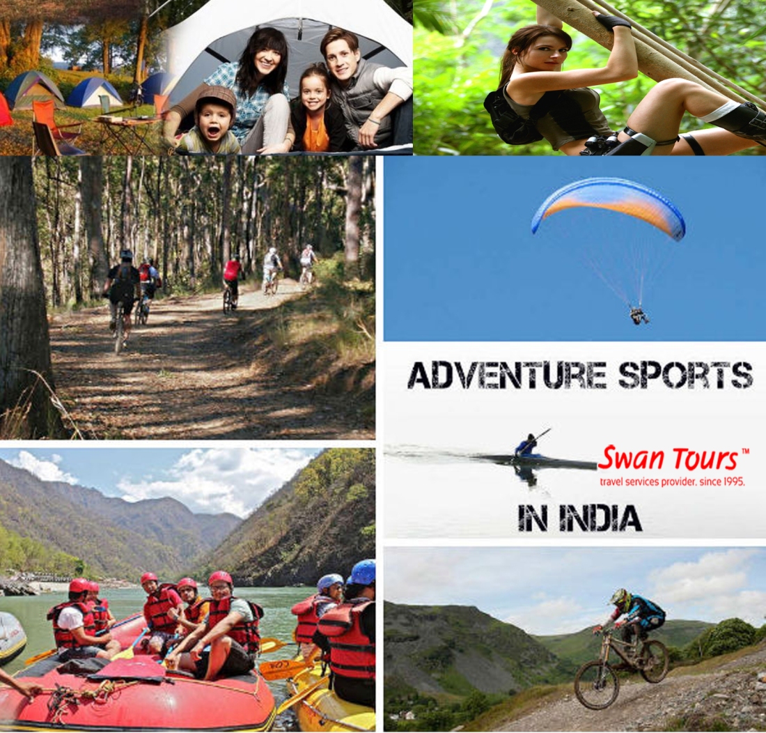 Major Adventure Destinations In India